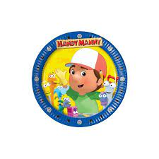 Piatto Handy Manny 10 pz in carta
