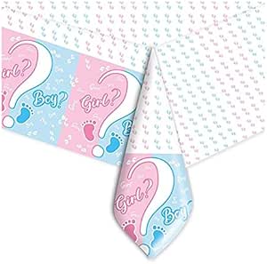 Tovaglia boy or girl fondo bianco big party