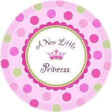 piatto piano little princess 8 pz 26,7 cm