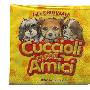 Tovagliolo cuccioli cerca amici 20 pz 33x33 in carta