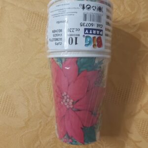 Bicchiere Stella rossa gigante NATALE