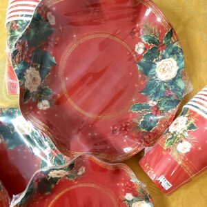 Piatto fondo NATALE Elegance X-Mas 8 pz diametro 24 cm