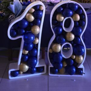 Sagoma in polistirolo n 18 con numeri separati