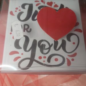 Scatola SAN VALENTINO aperta su 4 lati - in carta con coperchio